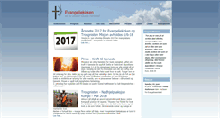 Desktop Screenshot of evangeliekirken.no